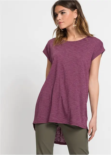 Maglia lunga in misto viscosa, bonprix