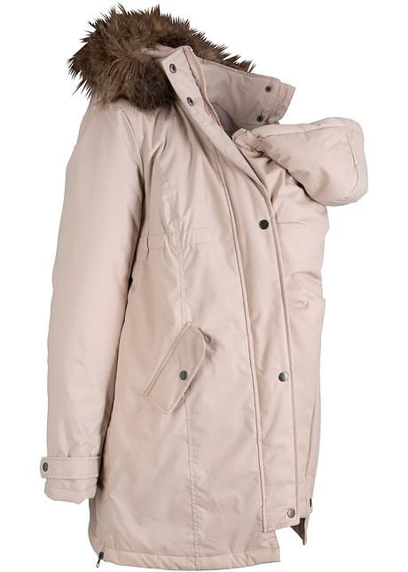 Giacca Premaman Con Insertо Per Neonato - Cappotto Lungo Invernale 3 In 1, Regolabile - Foto 2