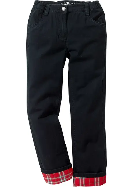 Pantaloni termici con fodera in flanella, bonprix