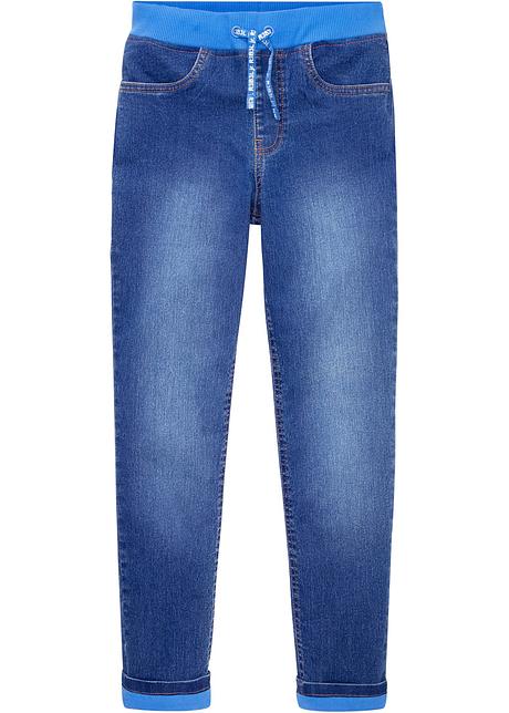 Jeans termici cool con fodera in jersey - Blu stone