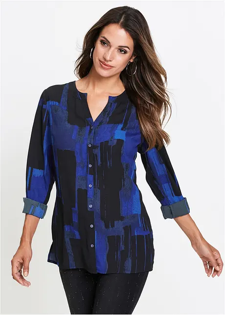 Camicetta lunga fantasia, bonprix