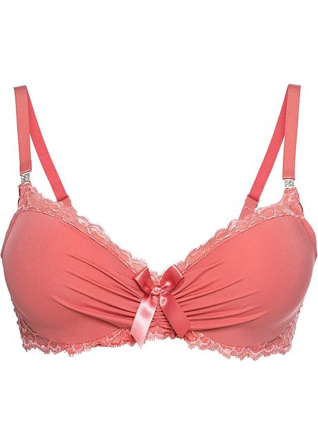 reggiseno color corallo