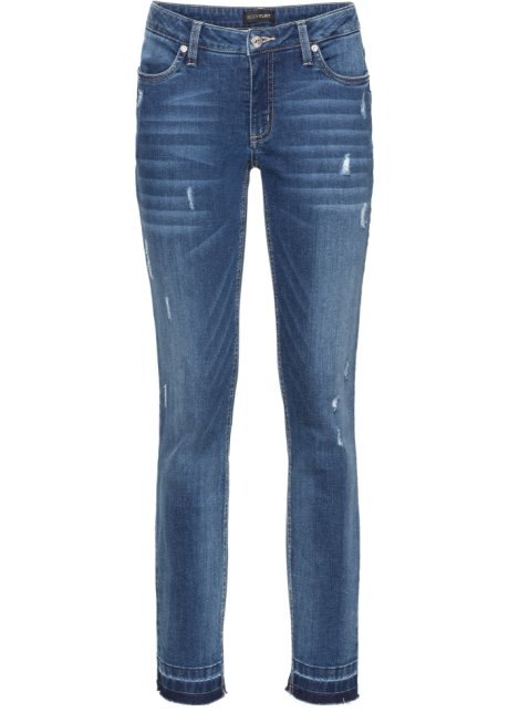 Jeans elasticizzati skinny Blu Bonprix Bambina Abbigliamento Pantaloni e jeans Jeans Jeans skinny 