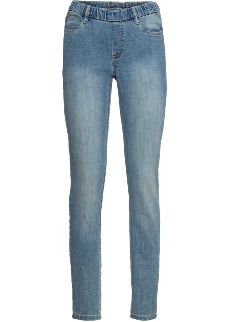 Blu Jeggings di jeans elasticizzato Bonprix Donna Abbigliamento Pantaloni e jeans Jeans Jeggings 
