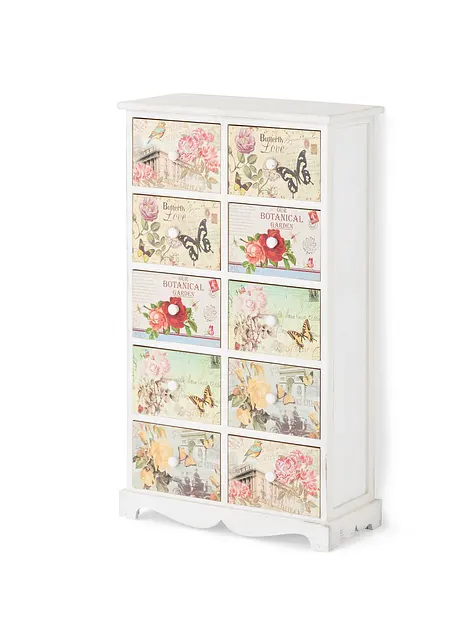 Cassettiera con farfalle, bpc living bonprix collection