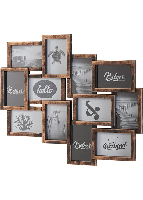 Portafoto multiplo per 12 foto, bpc living bonprix collection