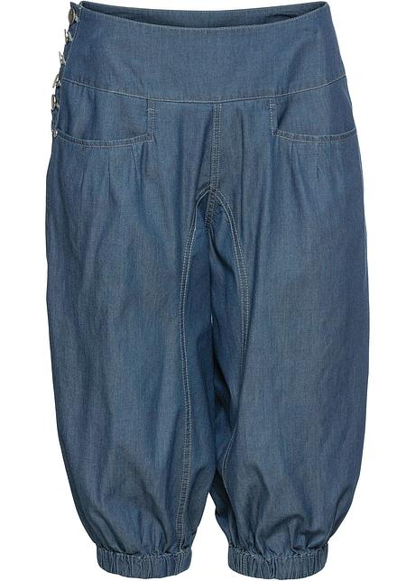 Jeans disinvolti a gamba larga - Blu stone