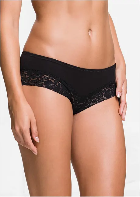 Panty con pizzo (pacco da 4), bonprix