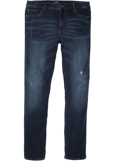 Blu Bonprix Uomo Abbigliamento Pantaloni e jeans Jeans Jeans affosulati Jeans elasticizzati regular fit tapered taglio comfort 