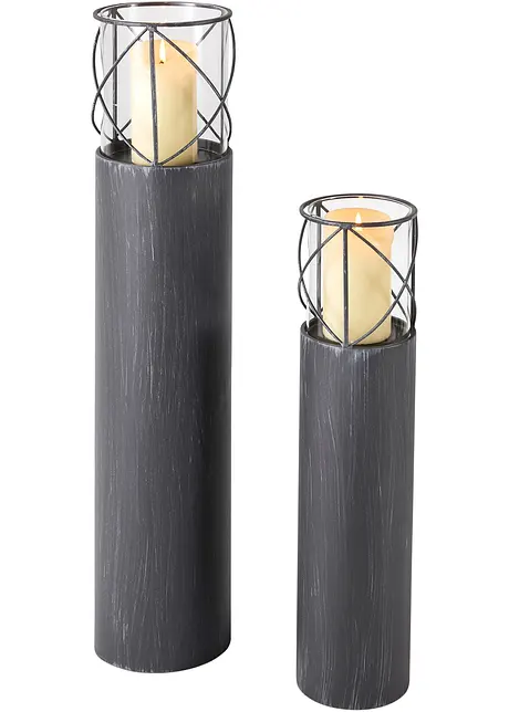 Portacandele rotondo (set 2 pezzi), bpc living bonprix collection