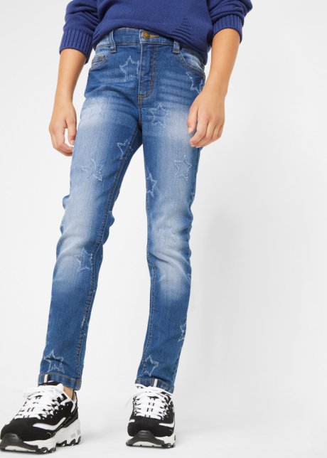Blu Jeans skinny a stelle Bonprix Bambina Abbigliamento Pantaloni e jeans Jeans Jeans skinny 