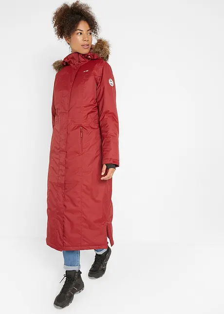 Giubbotto outdoor con pelliccia sintetica, impermeabile, bonprix