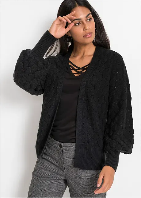 Cardigan con trafori, bonprix