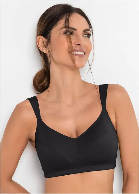 Reggiseno senza ferretto con cotone biologico (pacco da 2), bonprix