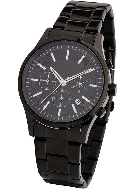 Orologio maschile semplice e funzionale - Nero