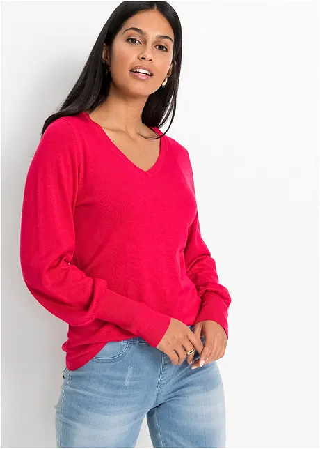 Maglione con maniche a palloncino, bonprix