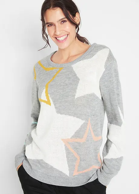 Maglione con stelle, bonprix