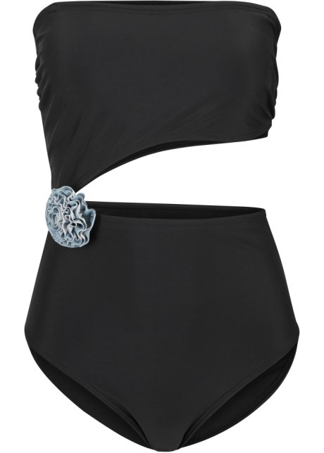 Bonprix Donna Sport & Swimwear Costumi da bagno Costumi Interi Costumi Interi Modellanti Nero Costume intero modellante livello 1 