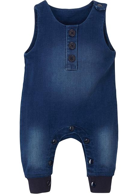Bellissima tutina effetto jeans - Blu stone fantasia
