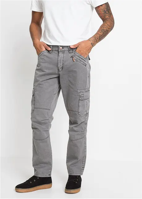 Pantaloni cargo loose fit straight, bonprix