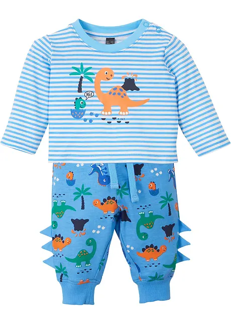 Maglia a maniche lunghe e pantaloni in felpa (set 2 pezzi), bpc bonprix collection