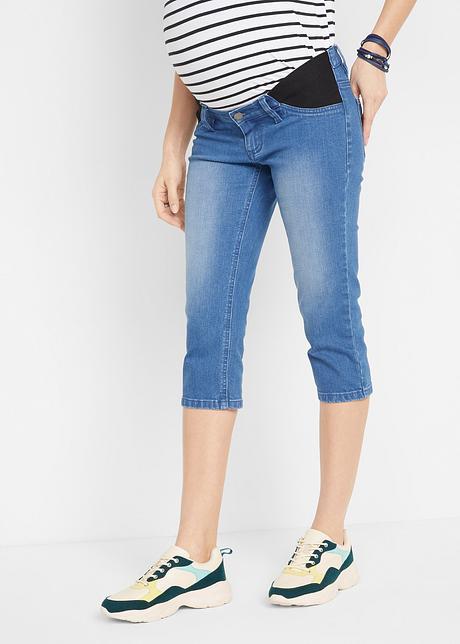 Jeans prémaman con fascia elastica per i primi mesi di gravidanza e post  parto - Blu stone