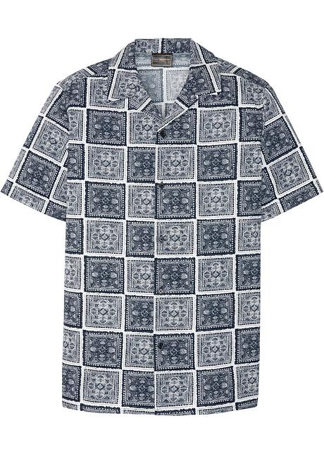 camicia maniche corte fantasia