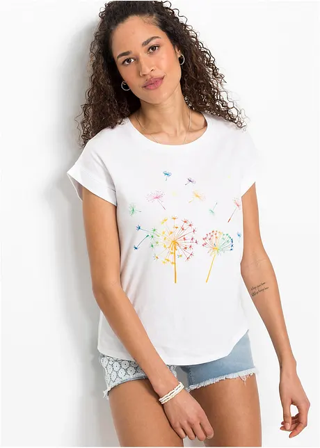 T-shirt con stampa, bonprix