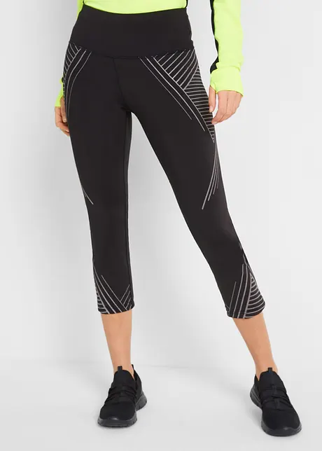 Leggings sportivi a pinocchietto con taschina, bonprix