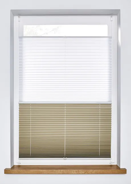 Tenda plissettata 2 in 1 con zona oscurante, bpc living bonprix collection