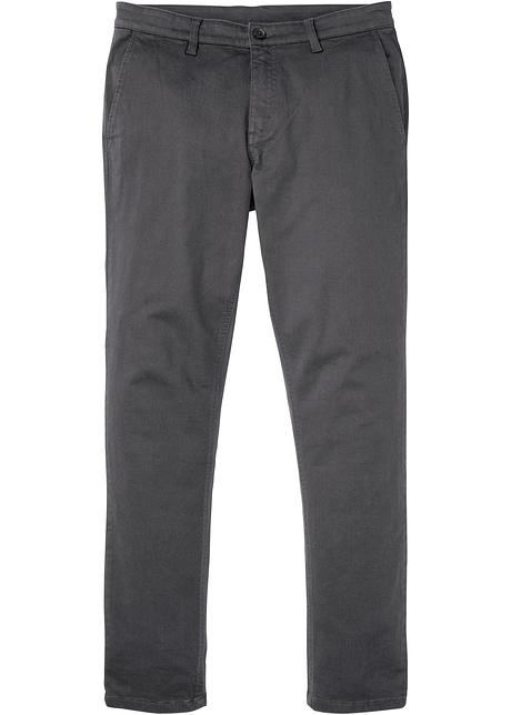 Pantaloni chino moderni in piacevole tessuto elasticizzato - Ardesia