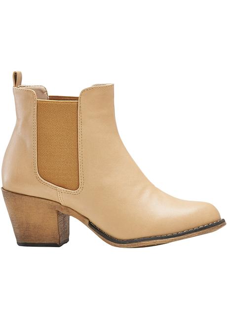 Stivaletti Chelsea boots alla caviglia in ecopelle neri con tacco largo e  plateau Colore Nero Numero 36
