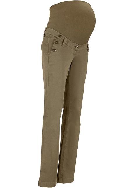 Pantaloni prémaman moderni - Kaki, T.N.
