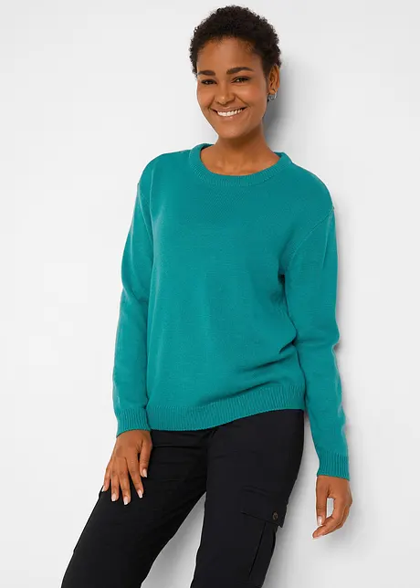 Maglione con scollo rotondo, bonprix