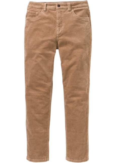 Blu Pantaloni di velluto elasticizzato classic fit tapered Bonprix Uomo Abbigliamento Pantaloni e jeans Pantaloni Pantaloni in velluto 