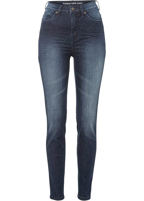 Jeans super skinny trendy in stile cinquetasche - Dark denim