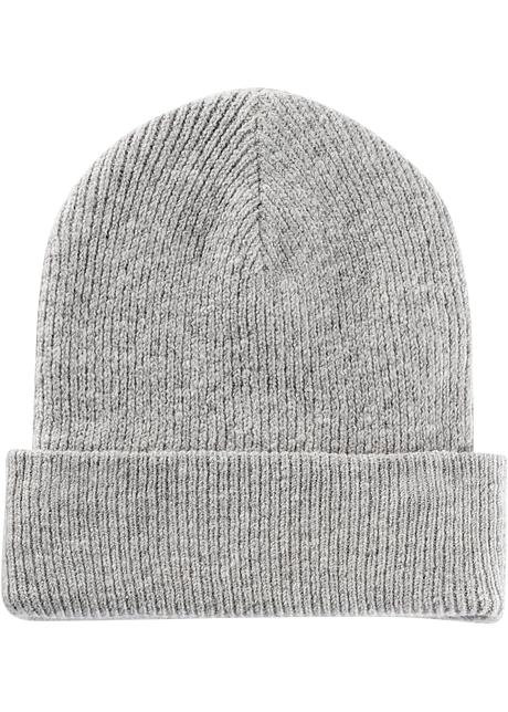 Berretto in maglia semplice e moderno - Grigio chiaro melange