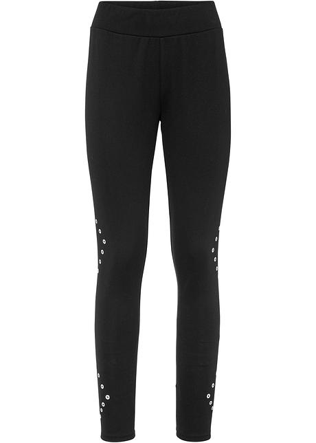 Leggings moderni dal taglio aderente - Nero