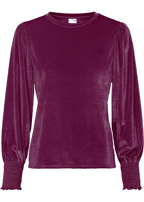 Donna Maglia In Jersey Di Velluto Blu Marino | Relax Marina Rinaldi ~ Air  View