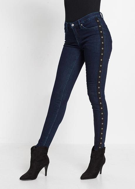 Jeans stilosi dalla vestibilità aderente - Dark denim