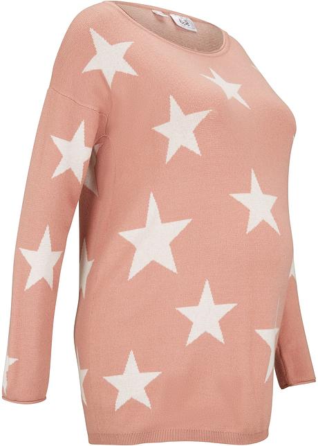 Maglione prémaman grazioso - Rosa antico