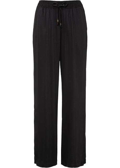 SUNCOO JUAN - Pantaloni larghi con elastico in vita JUAN – Cerdelli.it