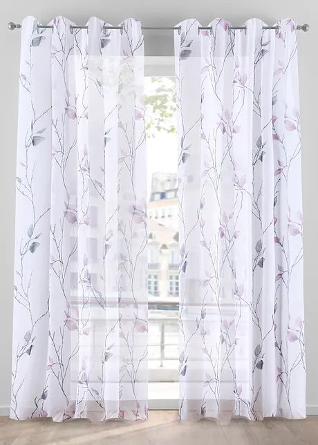 Tenda trasparente con poliestere riciclato (pacco da 1), bonprix