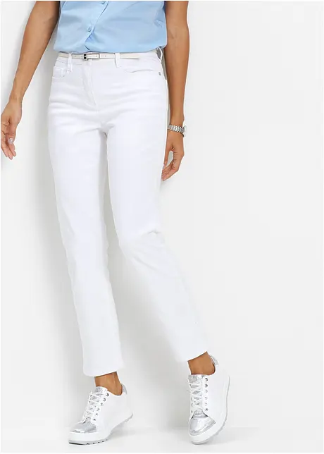 Pantaloni cropped elasticizzati, bonprix