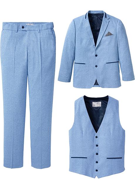 Complero elegante, non solo per il matrimonio - Blu melange, T.N.