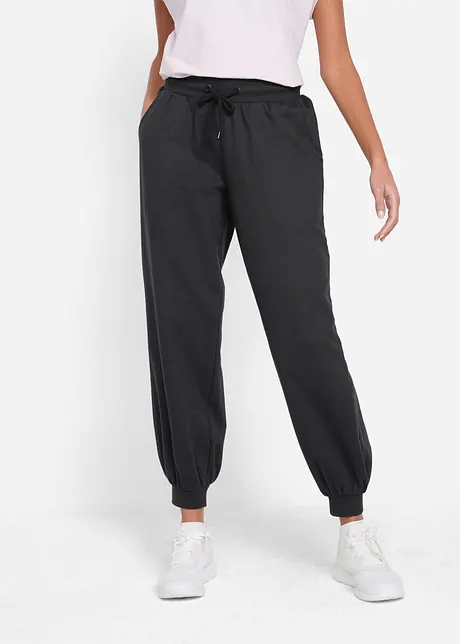 Pantaloni da jogging cropped larghi, bonprix