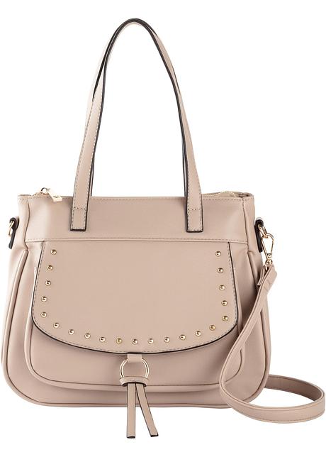 Bella borsa a mano in similpelle - Beige