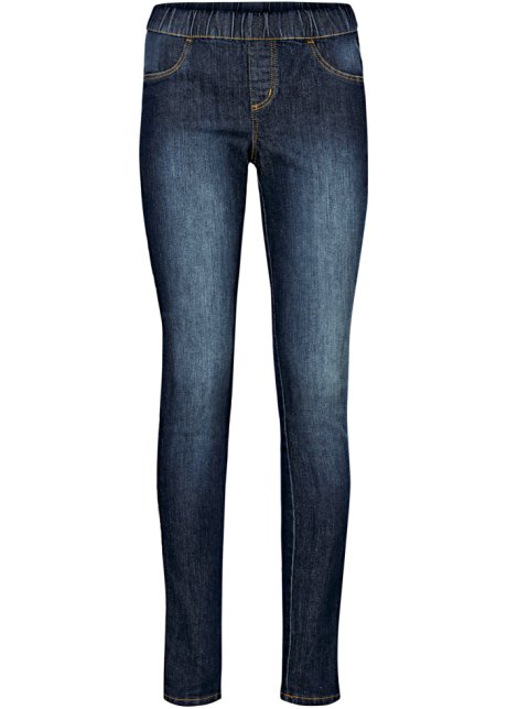 Bonprix Donna Abbigliamento Pantaloni e jeans Jeans Jeggings Blu Jeggings di jeans elasticizzato 