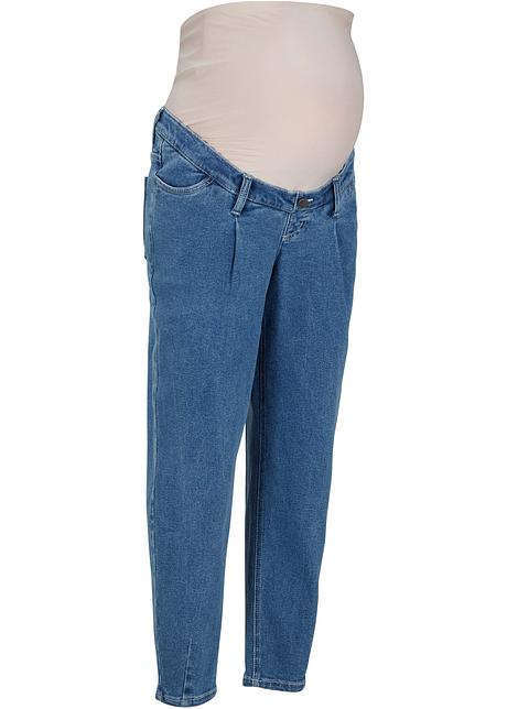 Jeans comodi con gamba a palloncino - Blu denim