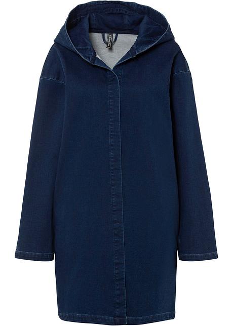 Cappotto in jeans oversize - Blu denim